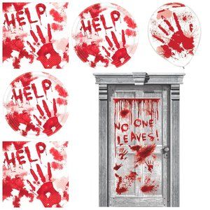 Asylum Bloody Good Time Tableware and Decor 115 pc Set Halloween